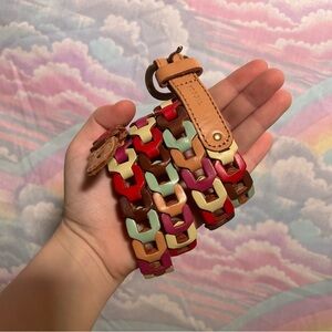 Fossil colorful adjustable chain belt